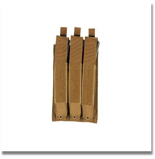 BLACKHAWK® S.T.R.I.K.E. MP-5 POUCH
Made of 1000D nylon, Holds 3 magazines, Reversed opening lids, Grommet drain holes BLACKHAWK® S.T.R.I.K.E. MP-5 POUCH
Made of 1000D nylon, Holds 3 magazines, Reversed opening lids, Grommet drain holes